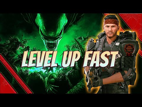 Aliens Fireteam Elite best way how to level up your character class and weapons perks fast - Easy xp