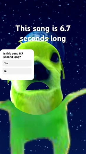 This song is 6.7 seconds long