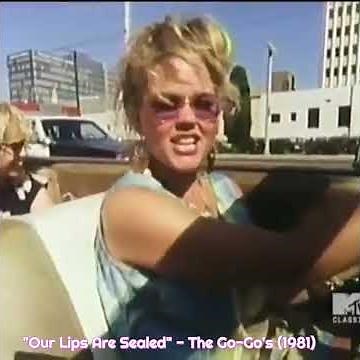 The Go-Go's - "Our Lips Are Sealed",#fun-music-videos,#80s-memorable-bubble-pop-songs