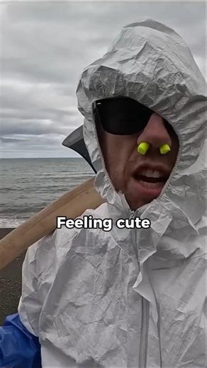 He TOOK HOME a WILD BEACH DISCOVERY 🐋 #camp #wild #outdoors #wildlife