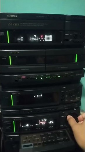 test radio and tapedeck aiwa nsx 909