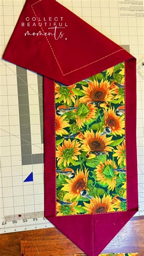 Easy Peasy Table Runner! This is a great stash buster. Simple and easy to sew. Would you like a how to video? Please let me know by commenting or liking the post. I am working on a new video. #sewingtiktok #quiltersoftiktok #quilt #sewing #quilttok