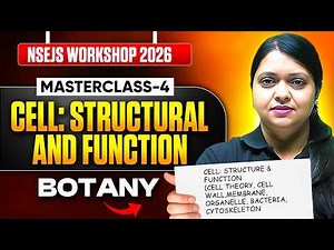 NSEJS Workshop 2026 | 🔬 Cell: Structure & Function | Complete Olympiad Biology Lecture 🚀