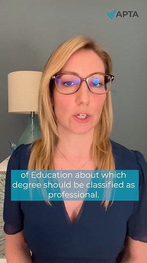APTA is aware of the U.S. Department of Education’s RISE Committee recommendation to reclassify the physical therapist degree. While not a final determination, this proposal is misguided, misinformed, and threatens an already strained health care workforce. A formal public comment period is expected in early 2026 — and we’ll be ready. 👉 You can take action now — Contact your members of Congress through the APTA Patient Action Center: https://www.votervoice.net/mobile/APTA/Campaigns/131766/Respo