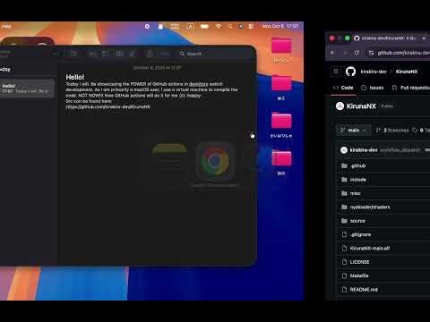 The power of GitHub Actions in Devkitpro environments.