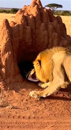 Python attack on lion king #shorts