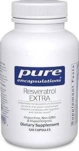 Pure Encapsulations Resveratrol EXTRA - 100 mg Trans-Resveratrol - For Healthy Cellular & Cardiovascular Function* - Antioxidants Supplement - Non-GMO & Gluten Free - 120 Capsules