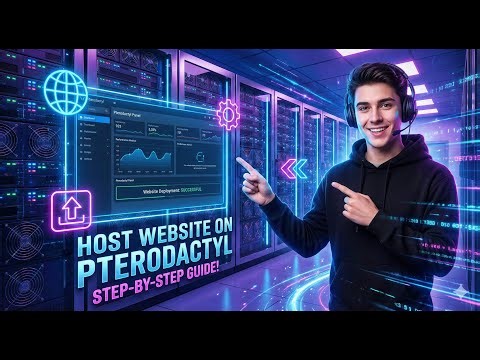 Host Your Website on Pterodactyl Panel |🔥 Complete Step-by-Step Guide!