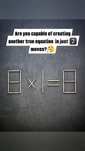 ❗️Make [another] true equation by [rearranging] exactly two matchsticks | Everyday Discoveries