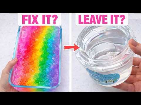 FIX IT OR LEAVE IT?! 💖 Clear Slime Makeover Experiment