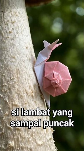 origami stop motion | yang lambat pun bisa sampai puncak #origami #aivideo #ai #stopmotion #asmr