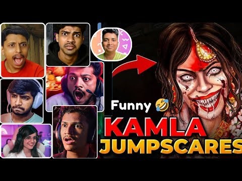Kannada Gamers reaction to KAMLA Jumpscares 👻l Funny moments 🤣 l‪@PAKALEGAMER‬
