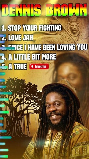 Legendary Dennis Brown Mix: Top Reggae Greatest Hits Full Album 🎸✨