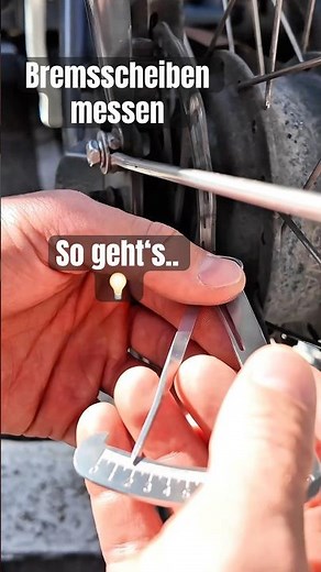 This is how we measure brake disc wear 👍🏼 #brake #brakedisc #cargobike #rmsbikes