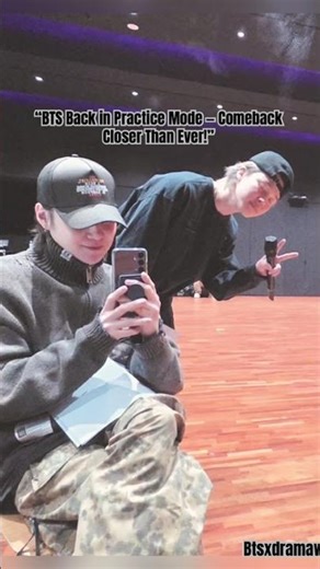 “BTS practicing like legends — something BIG is coming.”💜✨ #bts #dancepractice #ot7 #btsarmy