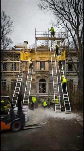 Watch the house repair process!