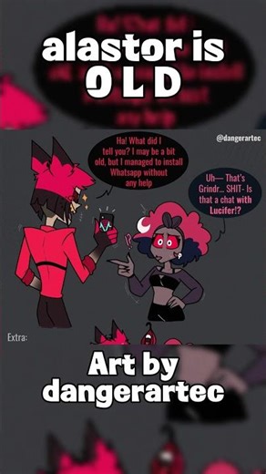 alastor is a BOOMER - hazbin hotel comic dub