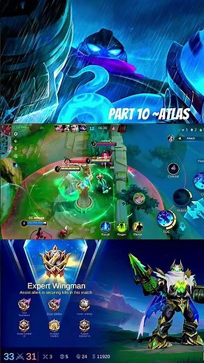 Part 10 | Atlas Highlights 🇵🇭 #mlbb #mobilelegends #atlas
