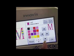 Embroidery InnovisNQ1600E video tutorial