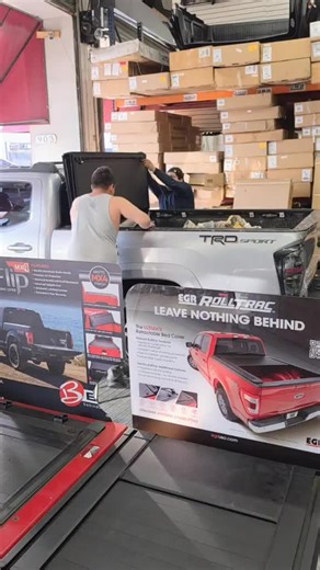 Professional Installation of Tonneau Cover for Toyota Tacoma