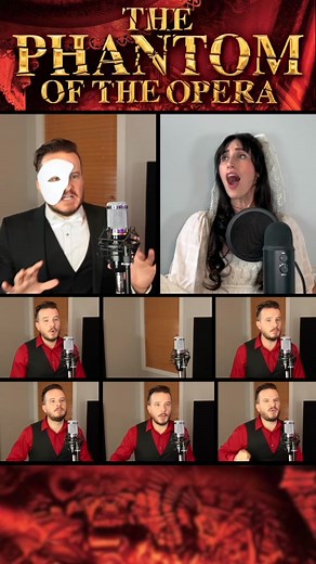 SO excited to share that this full length version of “Phantom of the Opera” with the wonderful @Jared Halley is now LIVE on YouTube and available on all streaming platforms! 🎭 We collaborated on a Phantom Medley 2 years ago and ya’ll loved it so much, we decided we needed to give you a full version of this song! Hope you enjoy ❤️