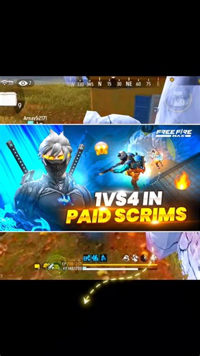 Paid Scrim Intense Match ☠️