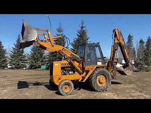LOT 145 ~ 1980 Case 680G Extend-A-Hoe Back Hoe