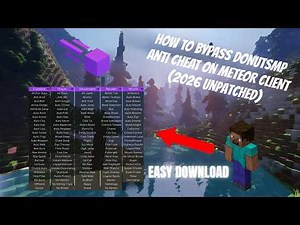 How To Bypass DonutSMP AntiCheat On Meteor Client (UNPATCHED) + HOW TO DOWNLOAD METEOR CLIENT (2026)