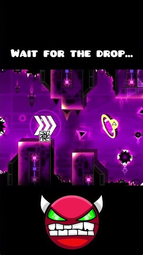 Wait for the drop... #geometrydash #gd #dash