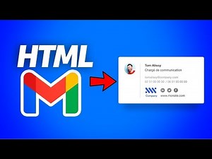 How to Add an HTML Signature in Gmail 2026