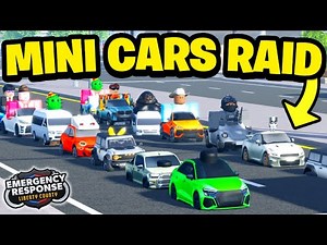 We Raided Private Servers As MINI CARS... (ERLC)