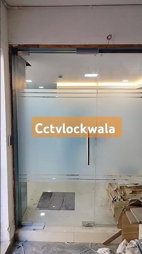 EM lock Glass Door Lock Installation Electromagnetic Lock Fitting, How to install Glass Door Lock