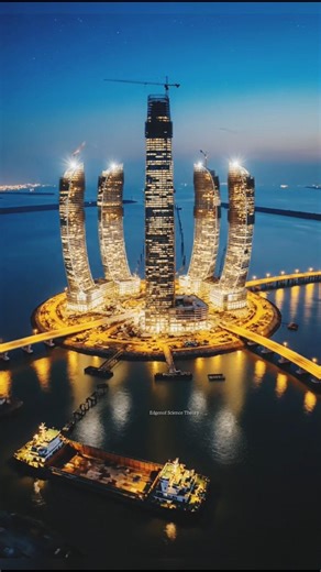 Future City Built in the Water | Amazing Transformation #shorts