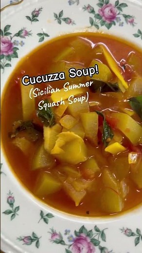 Cucuzza Soup (Sicilian Squash Soup)
