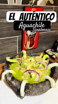 Aguachile en su Original Salsa Verde, un estilo muy sinaloense… #recetasfaciles #aguachile