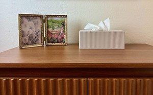 Ribbed Tissue Box Cover - Etsy