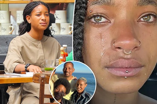 Will Smith, Jada Pinkett’s daughter Willow, 24, sparks concern with crying selfie and racy message