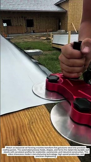 Amazing Metal Roofing Press Machine | Galvalume Roof Panel Forming Process