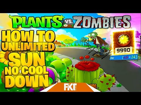 How to (Unlimited Sun & No Cooldown) in Plants vs. Zombies