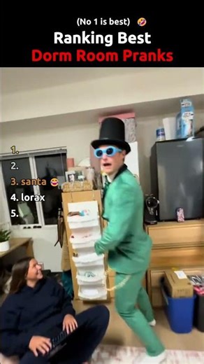 Ranking BEST Dorm Room Pranks (new) #shortsviral