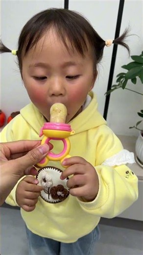 Baby food gadget—eating with such gusto! #viral #gadgets #creative