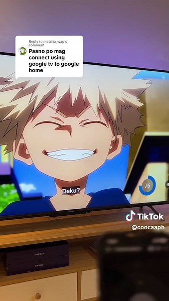 Use Google Home for Coocaa TV commands