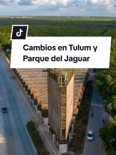 Cambios en la entrada a la zona arqueologica de Tulum y Parque del Jaguar #tulum#parquedeljaguar#rivieramay#tirismo