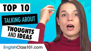 151K views · 15K reactions | Express your thoughts and ideas in words! 易 P.S. Want more videos like this in #English? Sign up now for FREE: https://www.englishclass101.com/?src=facebook_thoughts-ideas_fb_video_100620 | Learn English - EnglishClass101.com | Facebook