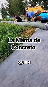 15M views · 212K reactions | La innovadora manta de concreto:...