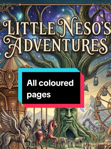 I hope you all enjoy these coloured pages of my book #little_neso_adventures see you next page #colortokcommunity #colouringtherapy #artwork