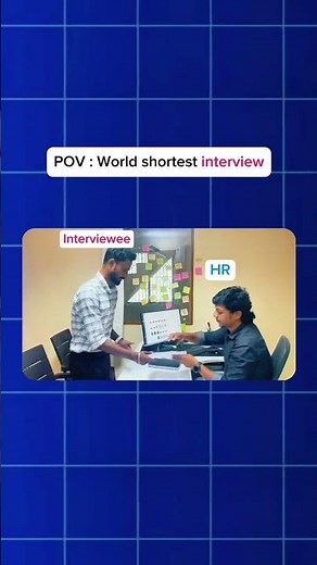 World's shortest interview!