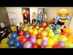 10,000 BALLOON Room Mate Wake Up Prank BACKFIRES! **Gone Wrong**