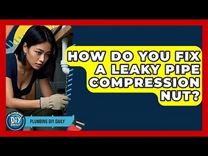 How Do You Fix A Leaky Pipe Compression Nut? - Plumbing DIY Daily