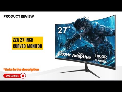 ZZA 27” Curved Gaming Monitor Review (280Hz / 240Hz) – BEST Budget High Refresh Rate Monitor?